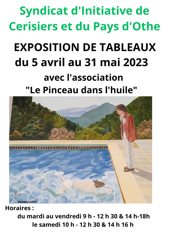 EXPO avril-mai 2023 Le Pinceau dans l'huile ccvpo