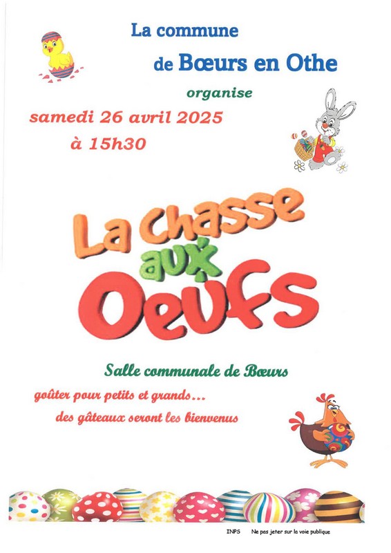 Chasse aux oeufs boeurs ccvpo